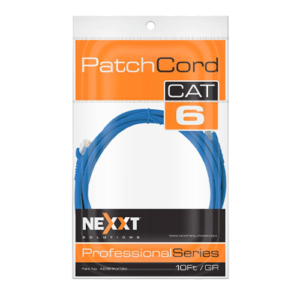 Nexxt Patch Cord Cat6 10Ft. GR