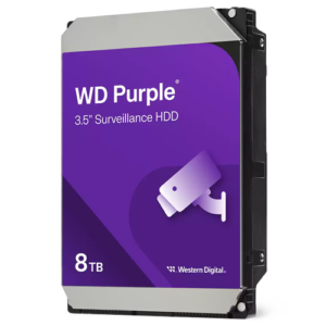 Disco duro para videovigilancia WD Purple - 8 TB