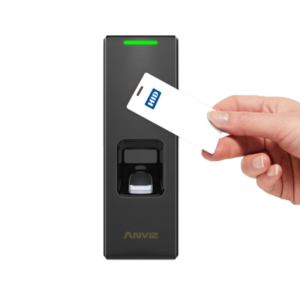 Terminal de control de acceso de tarjetas y huellas dactilares para exteriores C2SlimHID