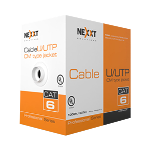 Cable U/UTP Cat6, Calibre 24AWG
